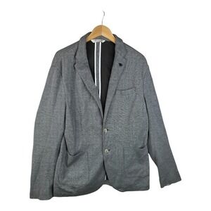 H.E. By Mango Mens Sports Coat size Large Gray